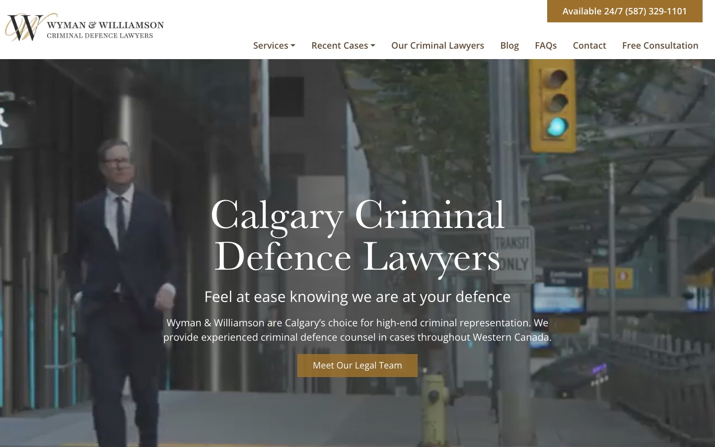 The current homepage
